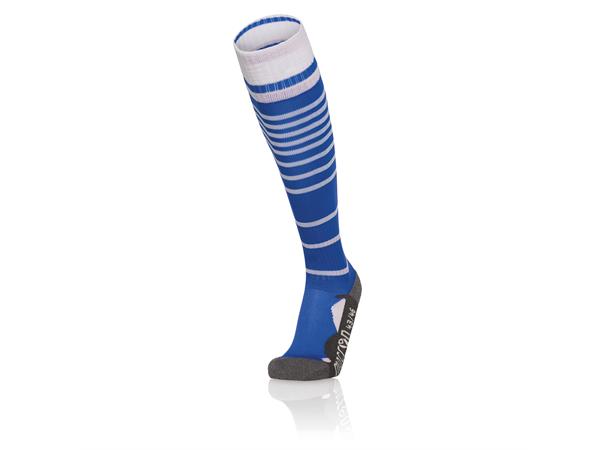 Target Socks ROY/WHT M Stripete høye fotballsokker - Unisex 