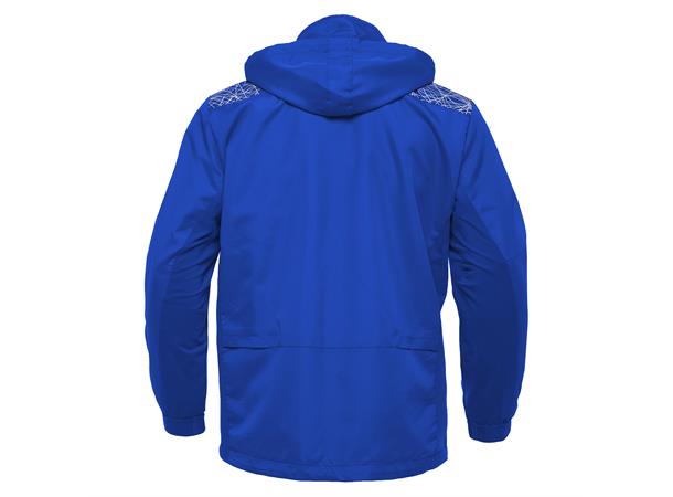 Lahti Showerjacket BLÅ/HVIT L Vann- og vindavstøtende jakke - Unisex 
