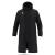 Turvey Long Bench Jacket BLK M Coachjakke - ekstra lang 