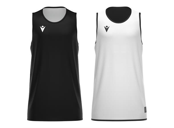 X500 Basket Shirt BLK/WHT 3XL Vendbar teknisk basketdrakt - Unisex 