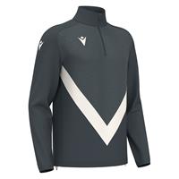 Anduin Training 1/4 Zip Top ANT/WHT 3XS Teknisk treningsgenser - Unisex