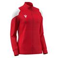 Valkyria Full Zip Top Woman RED/WHT XL Teknisk reisejakke til dame