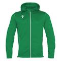 Freyr Hoody Full Zip Top GRN XS Overtrekksjakke - Unisex
